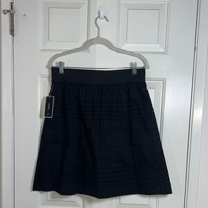 Alfani Black Knee-Length A-Line‎ Skirt